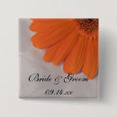 Search for orange daisy badges Floral