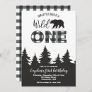 Search for buffalo plaid birthday invitations Wilderness
