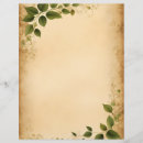 Search for old antique parchment paper Floral