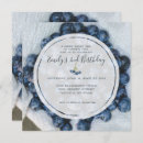 Search for blueberry birthday invitations Modern