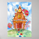 Search for gingerbread posters Watercolor