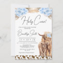 Search for cow baby boy shower invitations Modern