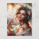 Search for victorian woman postcards Flowers