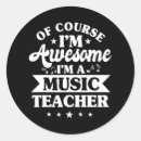 Search for music teacher stickers Musician