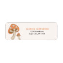 Search for mushroom return address labels Woodland