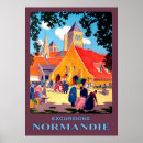 Search for vintage normandie posters France