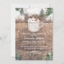 Search for hot chocolate invitations Rustic