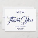 Search for anchor wedding thank you cards Navy blue and white