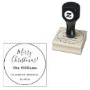 Search for christmas rubber stamps Round