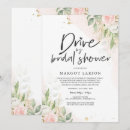 Search for drive by bridal shower invitations Social distancing