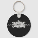 Search for stocking stuffer round key rings Black