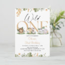Search for cute leopard birthday invitations Watercolor greenery gold