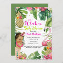 Search for hawaiian baby girl shower invitations Floral