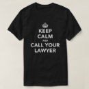 Search for lawyer tshirts Legal advice