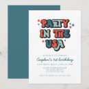 Search for 4th of july birthday invitations Patriotic
