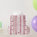 Search for red and pink striped wrapping paper For kids