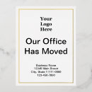 Search for office moving invitations Business