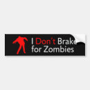 Search for zombies bumper stickers Car