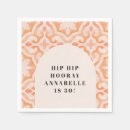 Search for pink orange napkins Contemporary