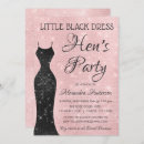 Search for little black dress hens party invitations For her