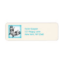 Search for black and blue return address labels Wings