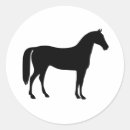 Search for black and white horse stickers Silhouette