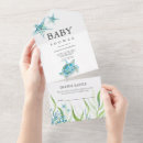 Search for sea turtle baby shower invitations Beach