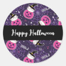 Search for pink witch stickers Pumpkin