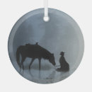 Search for horse christmas tree decorations Western