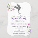 Search for hummingbird bridal shower invitations Elegant
