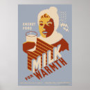Search for vintage milk posters Wpa