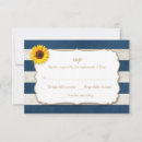 Search for sunflower wedding rsvp cards Blue