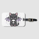Search for halloween luggage tags Bat