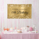 Search for 18th birthday banners Gold