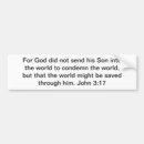 Search for salvation bumper stickers Jesus