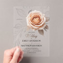 Search for acrylic rose invitations Boho