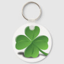 Search for green clover key rings Leaf