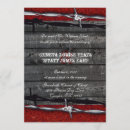 Search for barbed wire invitations Rustic