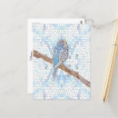 Search for budgie postcards Blue