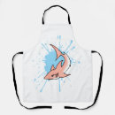 Search for cartoon beach aprons Shark