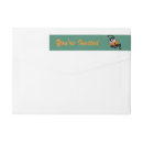 Search for orange cat return address labels Illustration