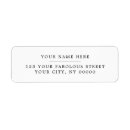 Search for classic return address labels Elegant