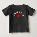 Search for canada baby shirts Country