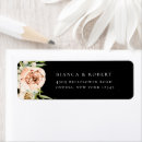 Search for pink peonies return address labels Rustic