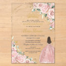 Search for light pink quinceanera invitations For kids