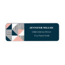 Search for geometry return address labels Elegant