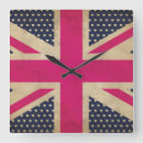 Search for british union jack clocks England