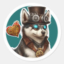 Search for siberian husky puppy stickers Pet