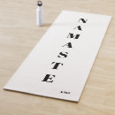 Search for black and white yoga mats Initials