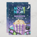 Search for movie popcorn birthday invitations Sleepover party